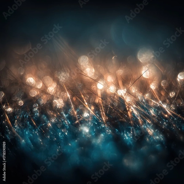 Fototapeta Abstract bokeh light patterns