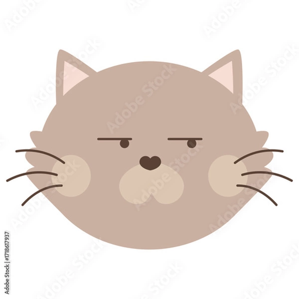 Fototapeta Cute Cat Face