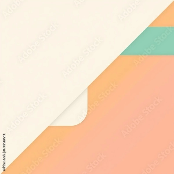 Obraz Scalable Minimalist Vector Design with Balance