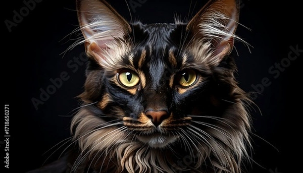 Fototapeta Close-up portrait of a cat