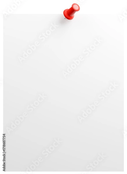 Fototapeta 3D背景素材_画鋲_紙