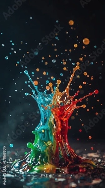 Obraz Surreal Cinematic Splash of Color