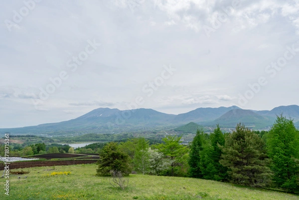 Obraz 畑 自然 田畑 平和 高地 長野