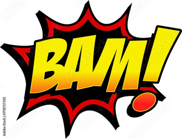 Obraz Bam comic graphics