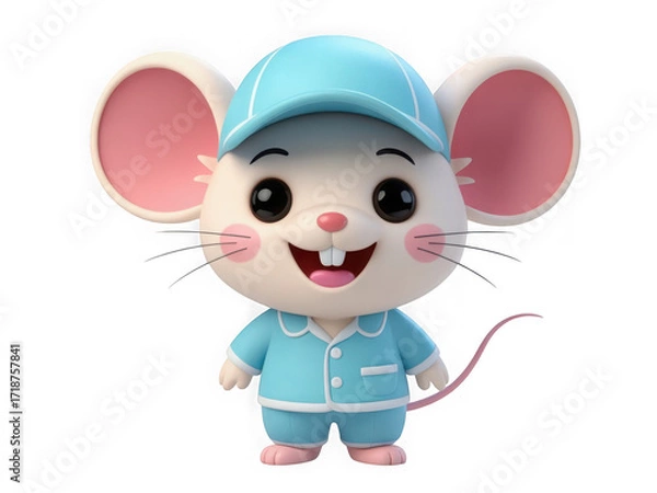 Fototapeta mouse and cheese