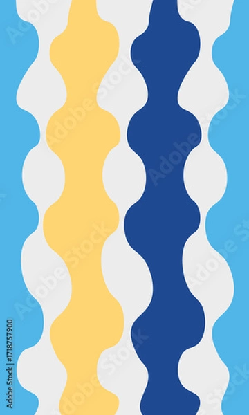 Fototapeta fondo vertial con patron de formas de colores 