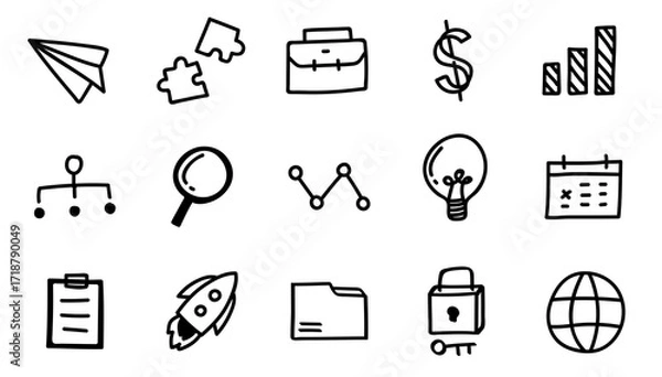 Fototapeta  business, set, illustration, vector, communication, strategy, success, management, isolated, corporate, collection, office, work, design, team, person, job, character, concept, manager, company, team