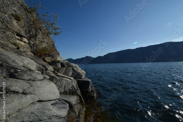 Fototapeta Lake sunset