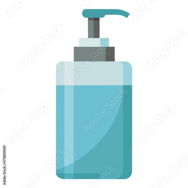 Fototapeta Modern Soap Dispenser Icon Vector – AI Graphics Design for Microstock