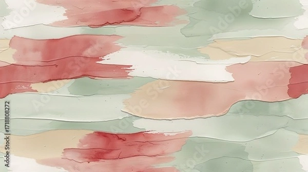 Fototapeta Abstract watercolor background with soft pastel colors  