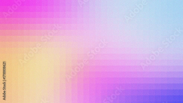 Fototapeta Vibrant Aurora Borealis Pixelated Gradient Background Design
