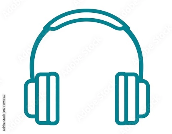 Obraz Headphones icon