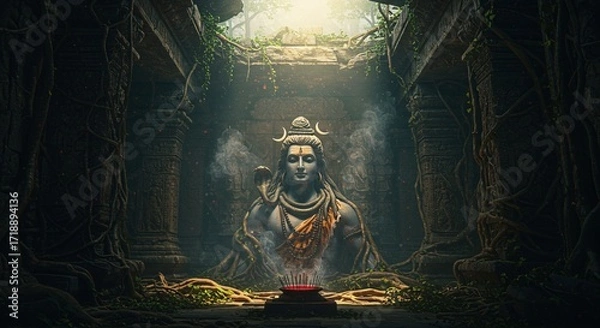 Obraz Spiritual Representation of Lord Shiva