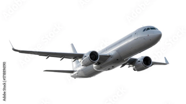 Fototapeta airplane isolated on white