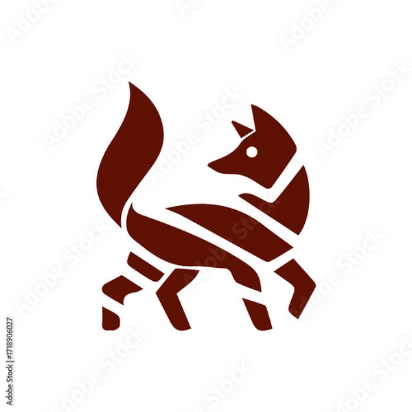 Obraz vector image of a fox
