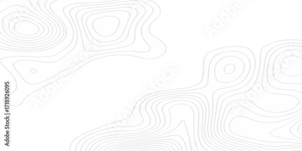 Fototapeta Abstract topography pattern seamless lines sea map modern design white background. Abstract digital topographic contour map concept space geometric strip grid line. Natural discovery of maps.	
