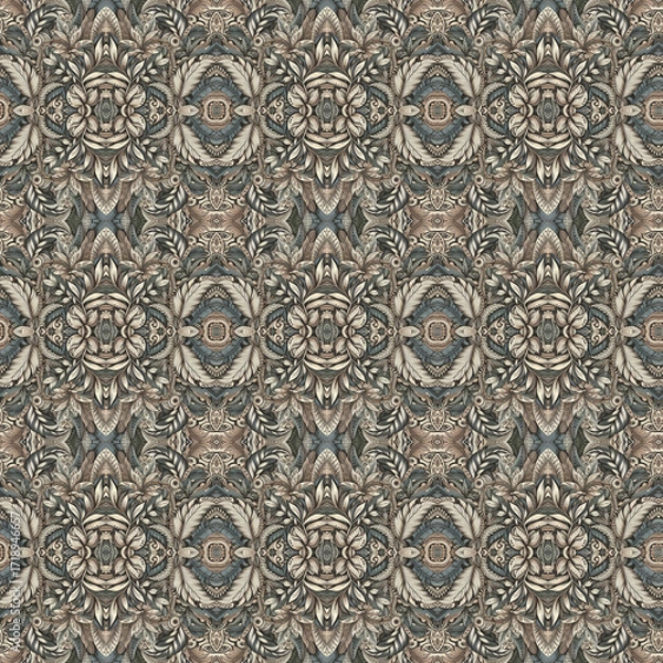 Obraz seamless pattern with floral pattern