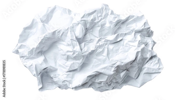 Obraz Crumpled white paper (18)