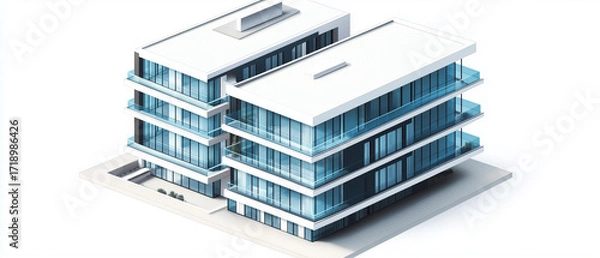 Obraz Modern apartment building