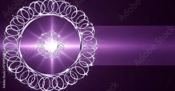 Fototapeta An Elegant Purple Abstract Background Featuring a Stunning and Radiant Design Full of Color