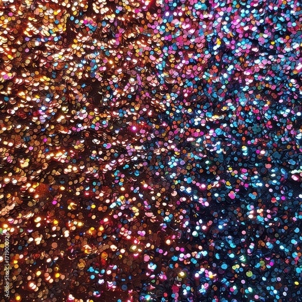 Fototapeta Colorful Sparkling Glitter Background for Creative Projects