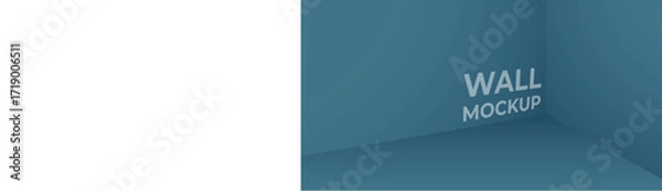 Fototapeta High-Quality Abstract Corporate Wall Mockup Vector EPS Vector Format
