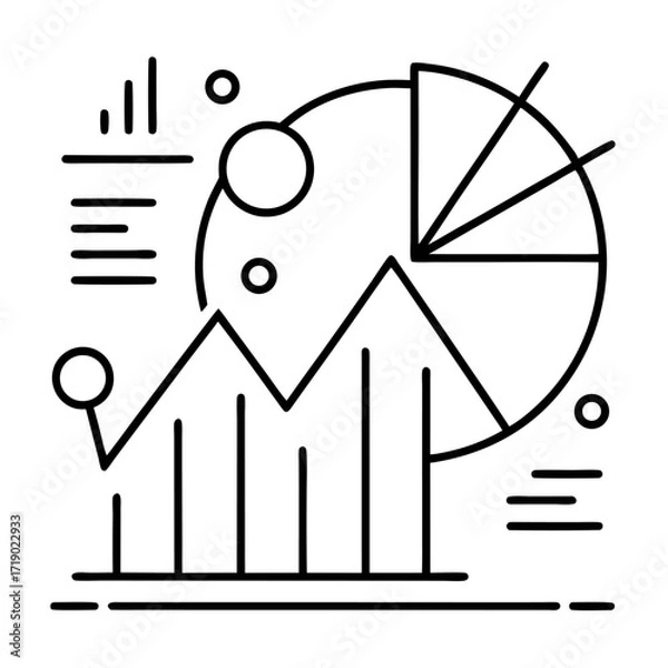 Obraz vector illustration of infographic elements
