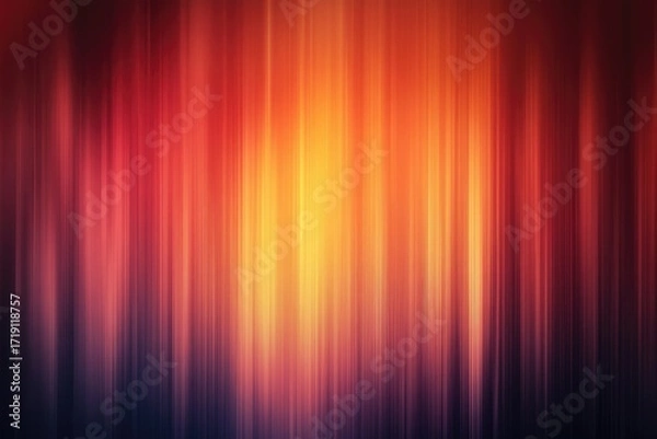 Fototapeta Abstract vertical streaks of vibrant, warm colors