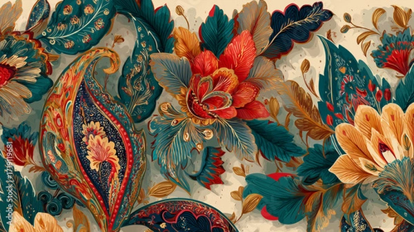 Obraz seamless pattern with flowers