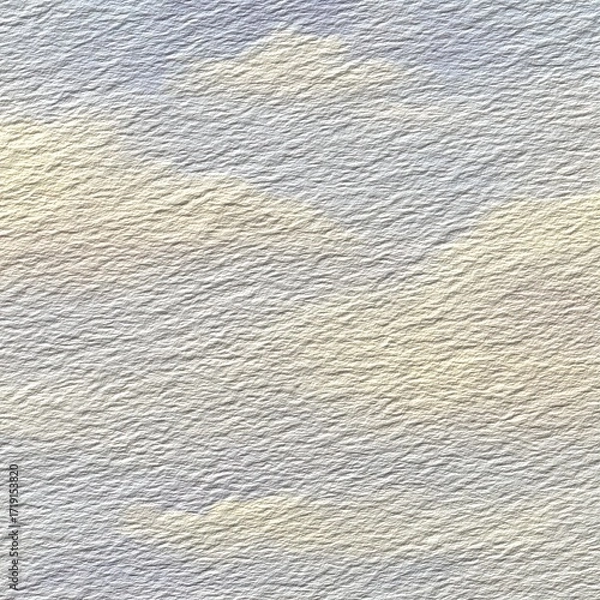 Fototapeta Rustic background of white watercolor paper with detailed and coarse handmade texture