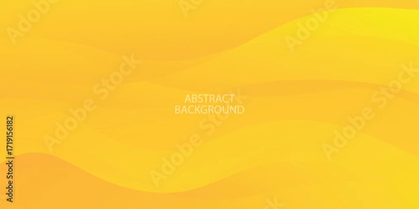 Fototapeta abstract background yellow wave for wallpaper, backdrop, etc. Vector Illustration eps 10