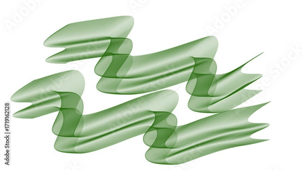 Obraz Abstract, colorful vector illustration of a wave pattern with flowing rainbow curves, perfect for a modern business or art backdrop