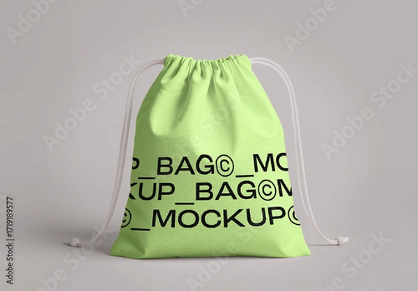 Obraz Drawstring Bag Mockup