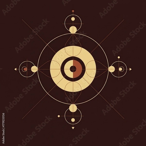 Obraz Polygons of Balance in Modernism�s Timeless Vision