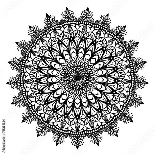 Fototapeta Amazing Mandala Vector EPS Files 