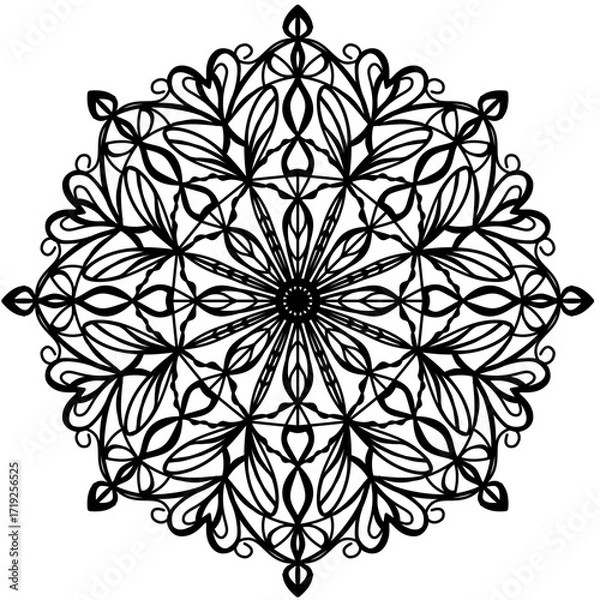 Fototapeta Amazing Mandala Vector EPS Files 