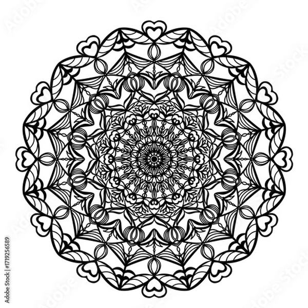 Fototapeta Amazing Mandala Vector EPS Files 