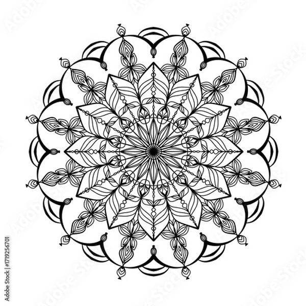 Fototapeta Amazing Mandala Vector EPS Files 