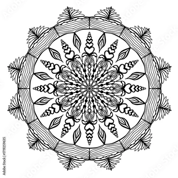 Fototapeta Amazing Mandala Vector EPS Files 