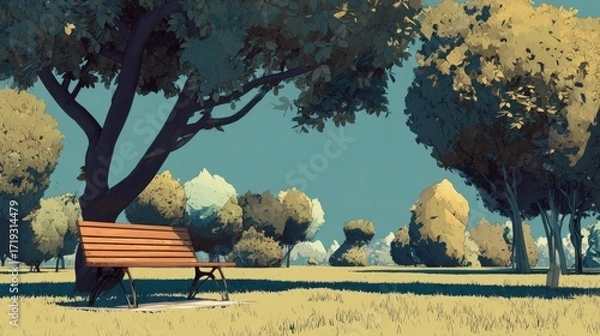 Obraz tropical garden in thailand