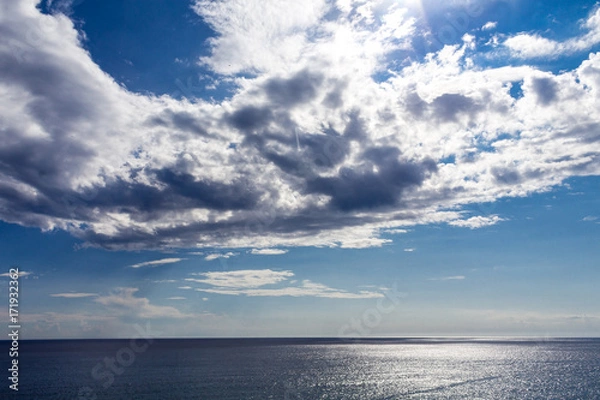 Fototapeta view of the open sea