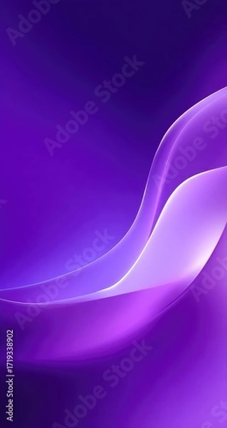 Obraz Abstract purple curves