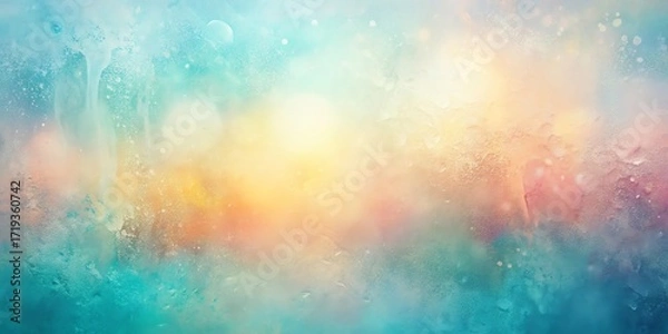 Fototapeta Abstract watercolor background with soft pastel colors and textured effect