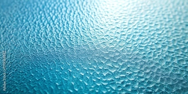Fototapeta Abstract textured blue background with light reflections and rippling effect