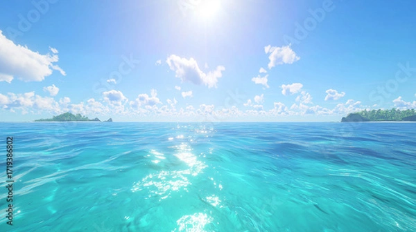 Obraz 楽園のきらめく海