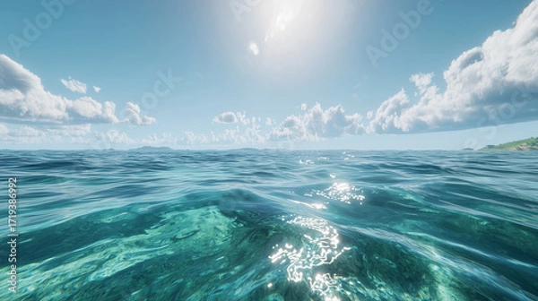 Obraz 楽園のきらめく海