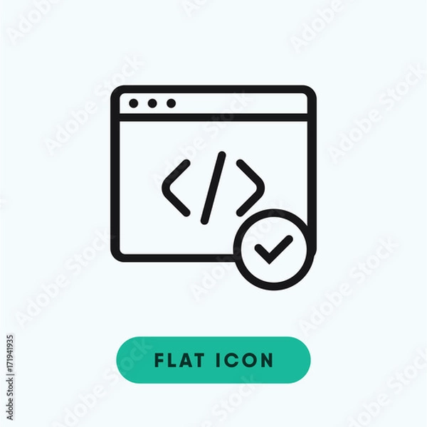 Obraz Code status vector icon