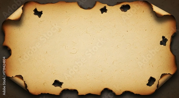 Fototapeta Vintage Aged Paper Texture Collection – Crumpled, Burnt, Wrinkled, and Lined Antique Parchment Backgrounds in High Resolution