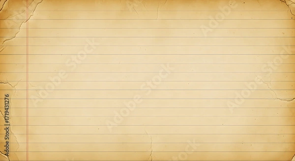 Fototapeta Vintage Aged Paper Texture Collection – Crumpled, Burnt, Wrinkled, and Lined Antique Parchment Backgrounds in High Resolution