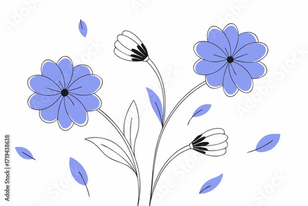 Obraz Floral spring theme for rituals